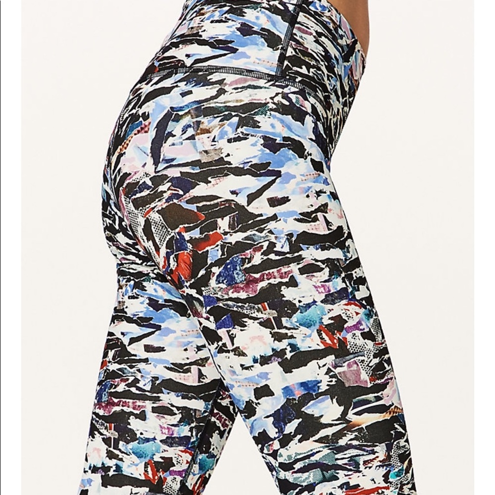 Lululemon High Rise Wunder Under Half Tights - Picture 2 of 6