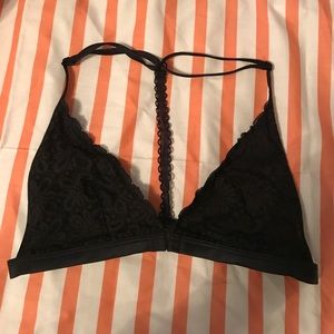 NWOT Victoria Secret Black Lace Bralette