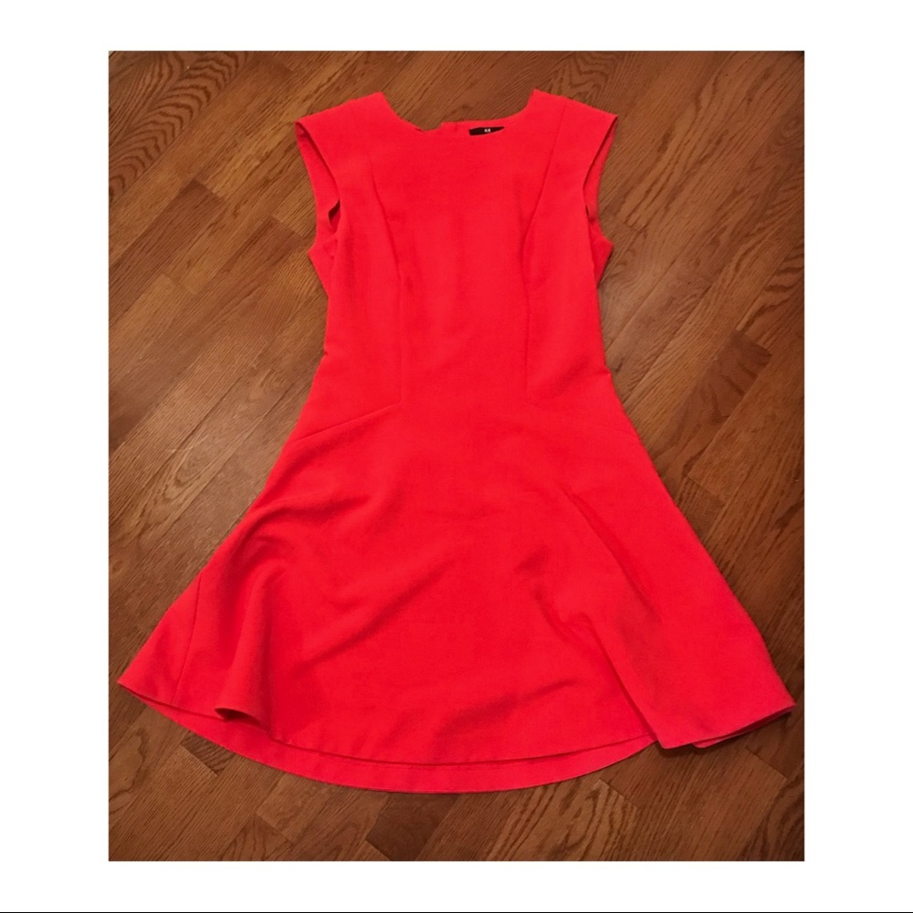 PERFECT pink Fit and flare dress! Size 10