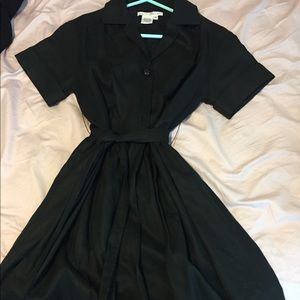 Maggy London black shirtdress