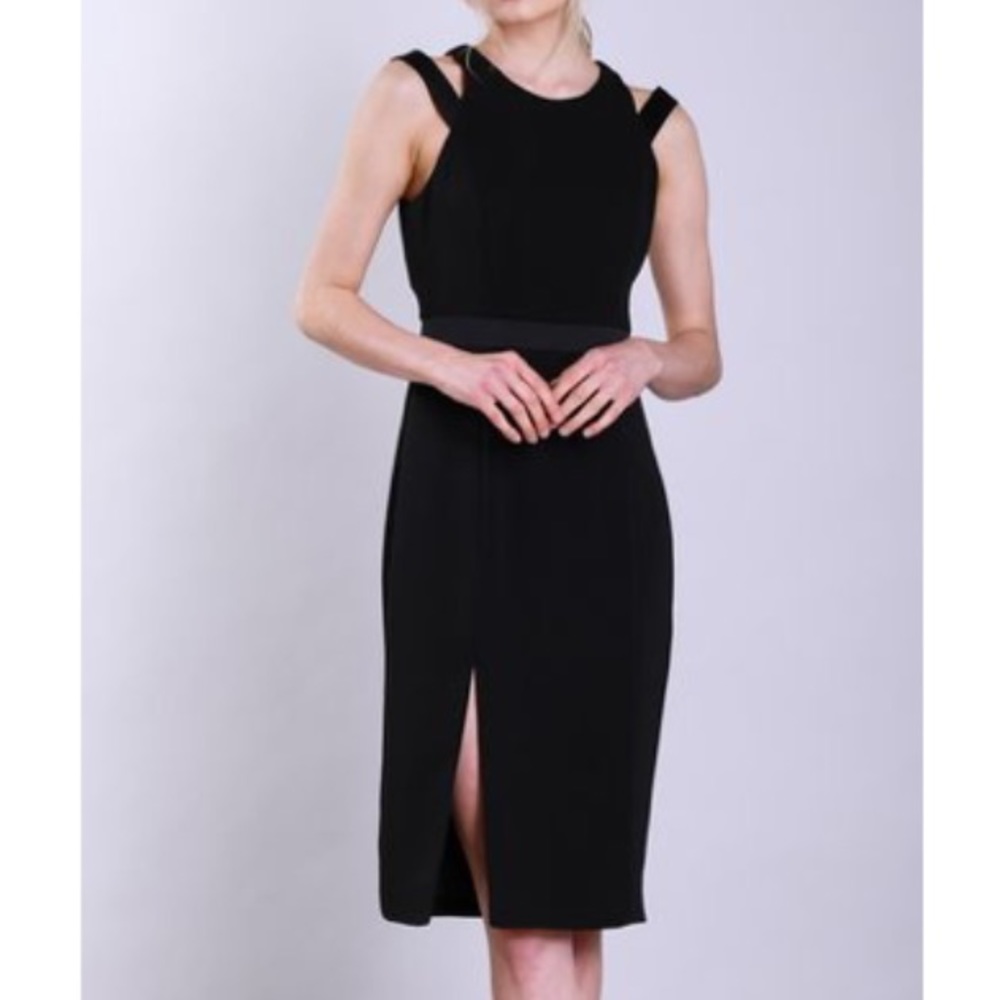 Black cocktail dress