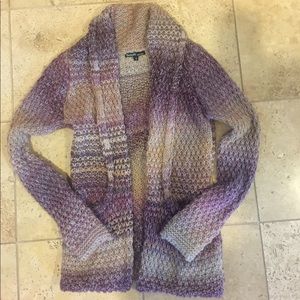 Knit cardigan sweater