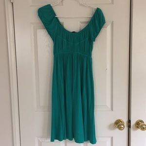 Teal beach dress