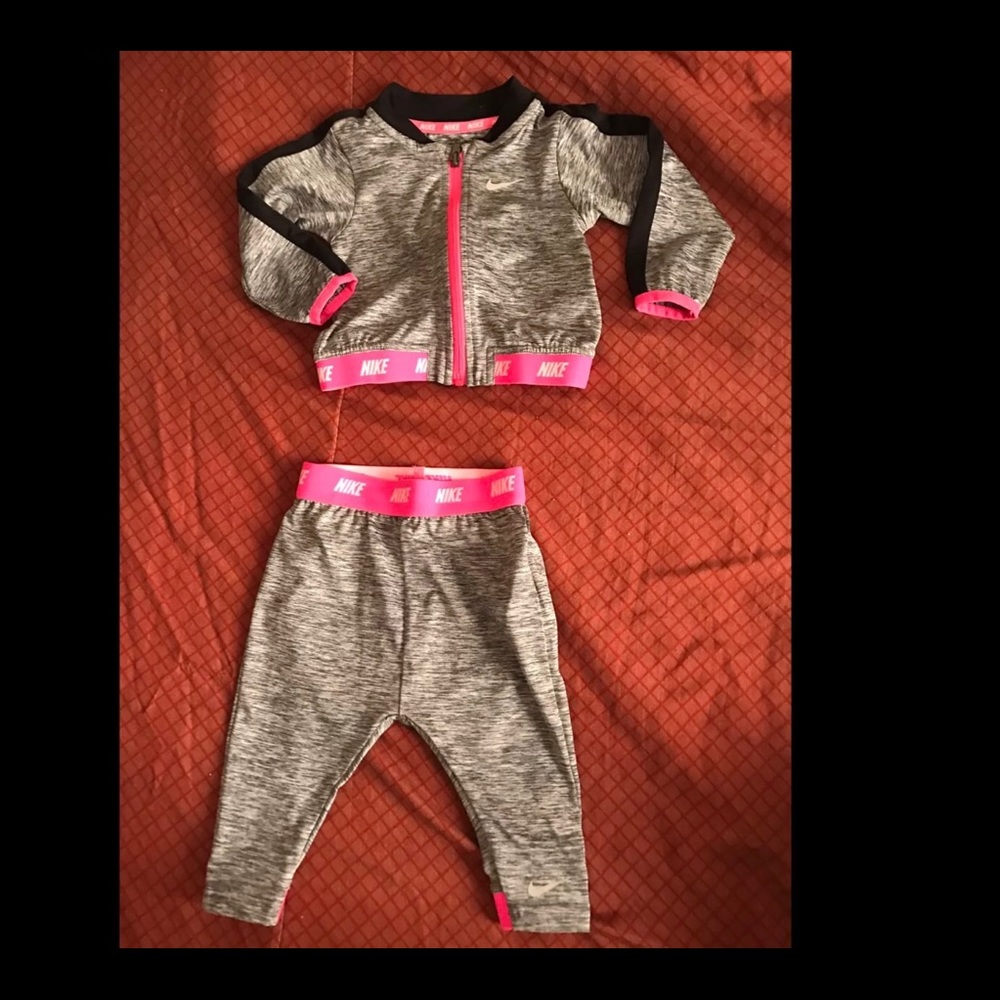 Baby girl Nike dri fit Sweat Suit