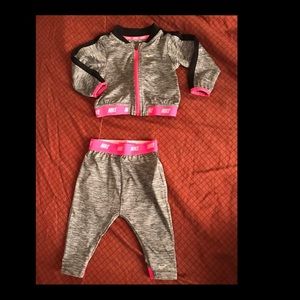 Baby girl Nike dri fit Sweat Suit
