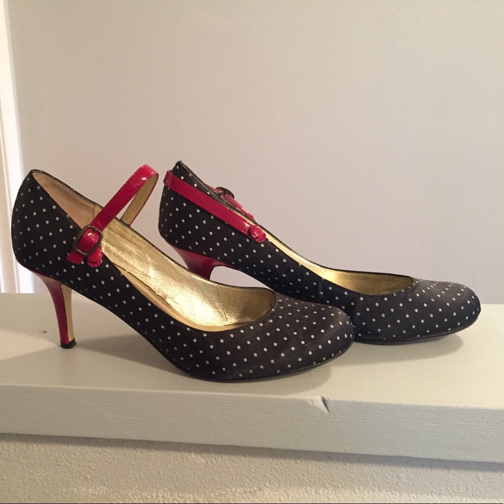 Steve Madden polka dot heels