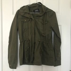 Army green light Jacket