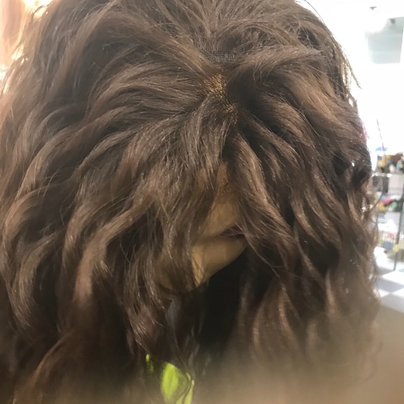 Long curl Swisslace wig main image 5