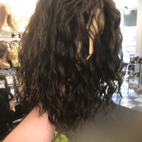 Long curl Swisslace wig main image 6