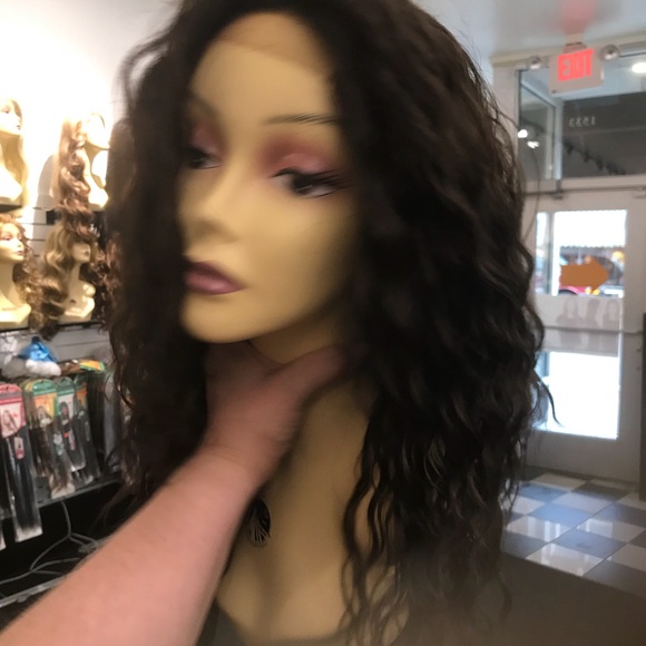 Long curl Swisslace wig main image 7