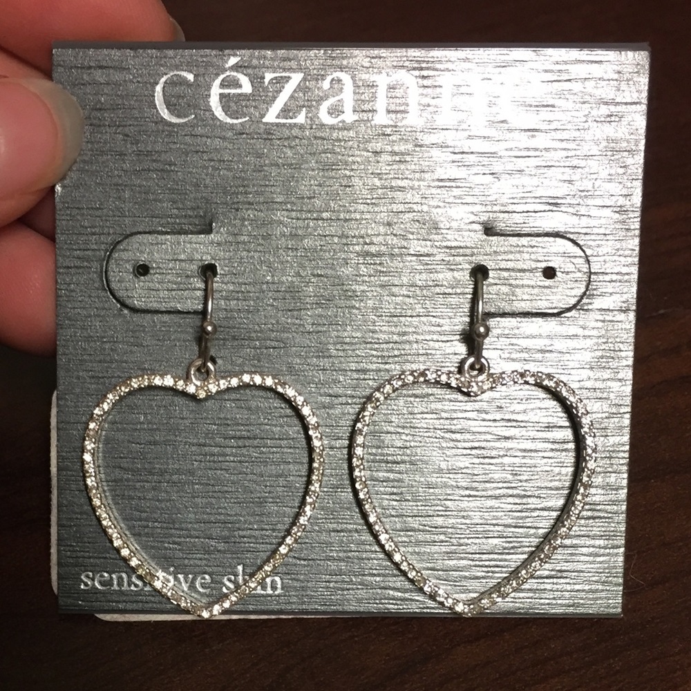 Crystal Heart Earrings