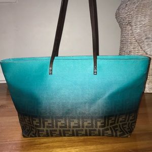 Fendi Ombré Zucca Tote Bag