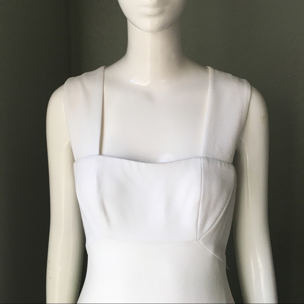 BCBGMAXAZRIA white formal dress