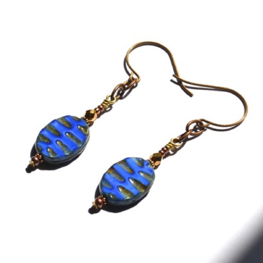 Fall Tribal Earrings Boho Gypsy rustic Festival