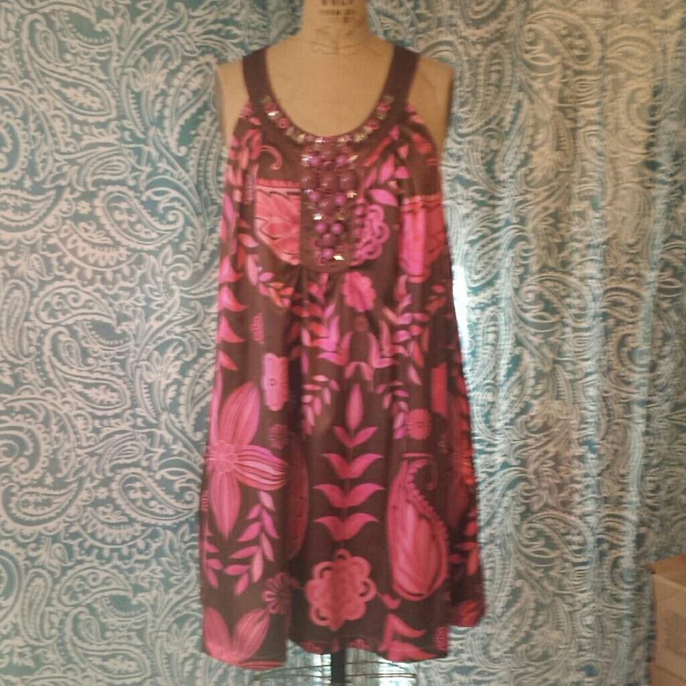 Vintage Print Dress