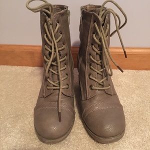 Wild Diva Combat Boots