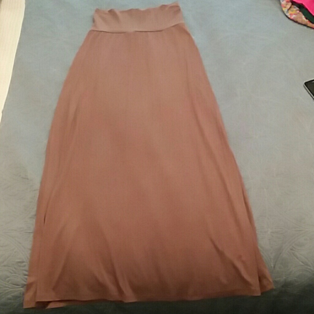 Long Brown Skirt