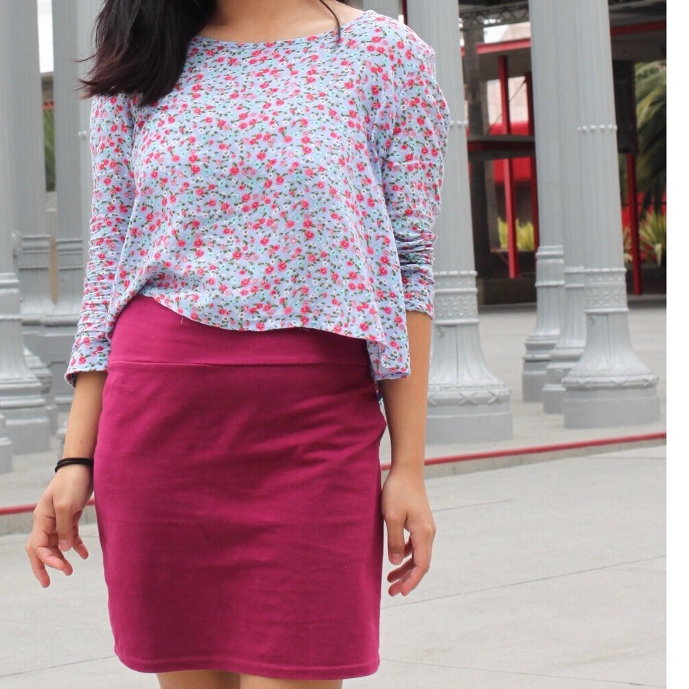 FLORAL CROP TOP ❤️
