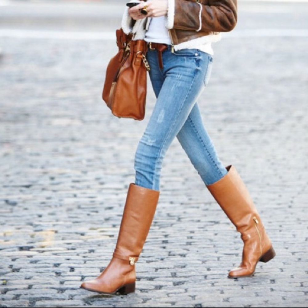 Michael Kors Smooth Leather Boots