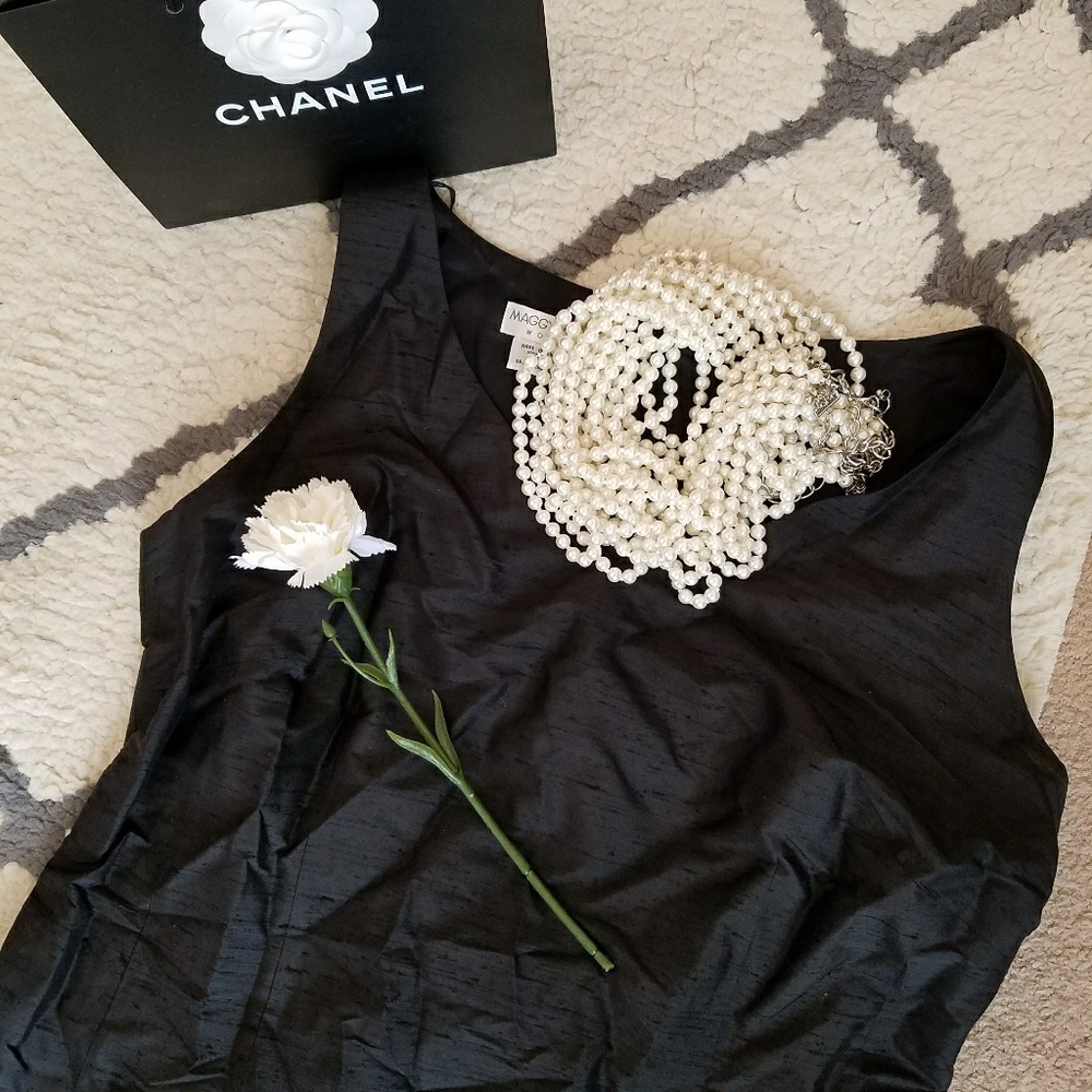 Silk Designer little black  dress