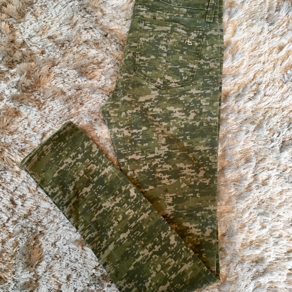 Rag & Bone Camo printed skinny jeans