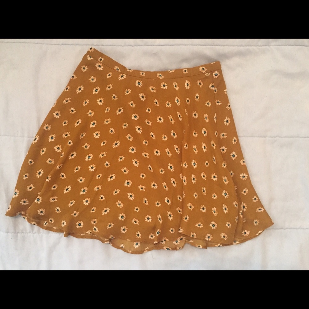 Floral Yellow Skirt ❤️