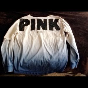 Victoria Secret Ombré Pink Long Sleeve
