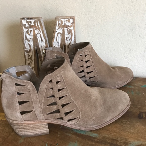 vince camuto peera cutout bootie