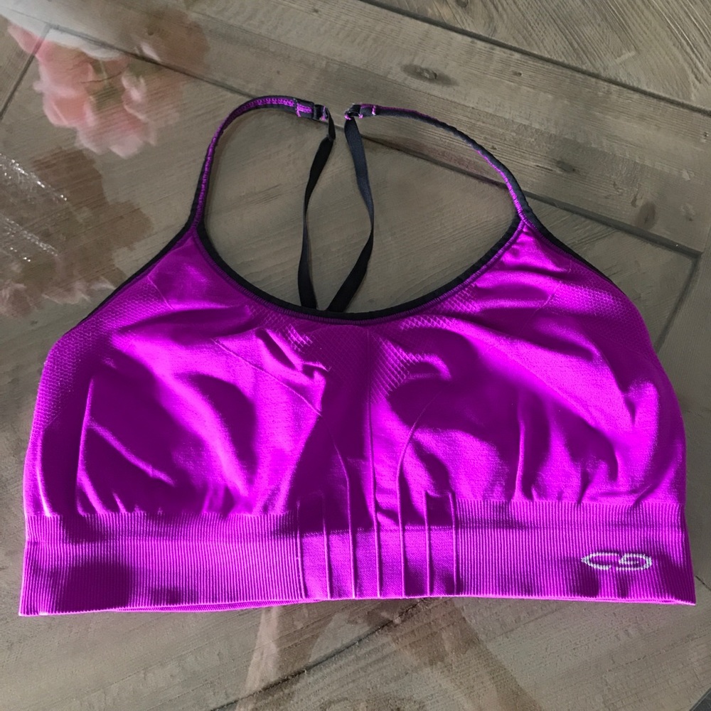 Sports bra By Champion SZ L. Hot purple color!