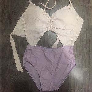 One piece bathing suit