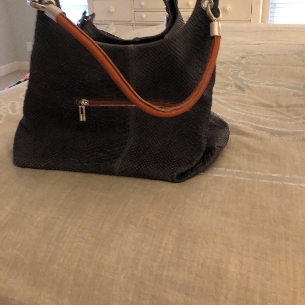 Italian leather handbag