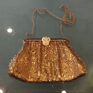 Vintage Whiting & Davis Gold Mesh evening Bag