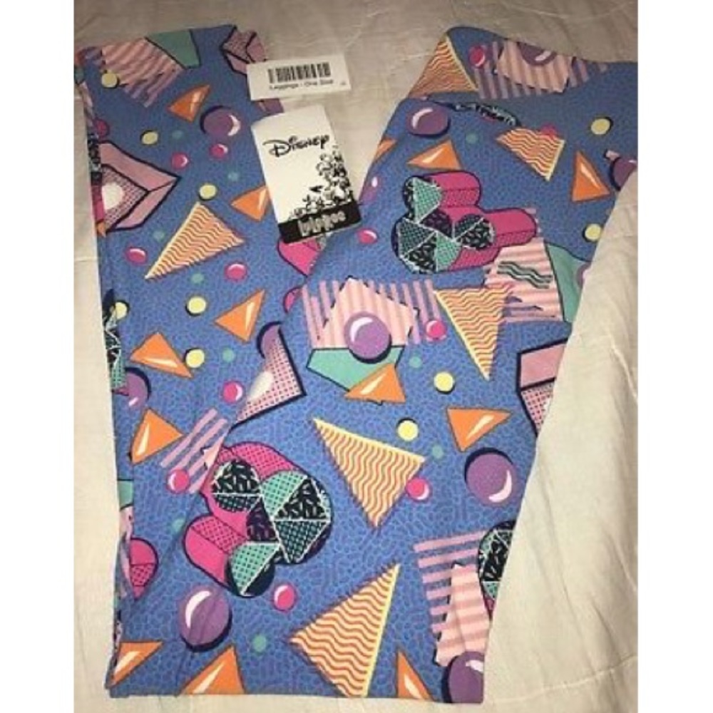 🌸LuLaRoe“Disney” Mickey Abstract NEW OS Legging🌸