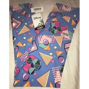 🌸LuLaRoe“Disney” Mickey Abstract NEW OS Legging🌸