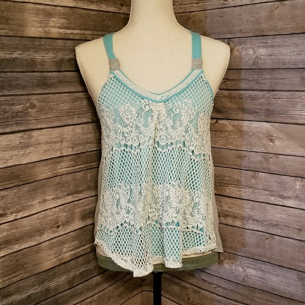 Lace tank top