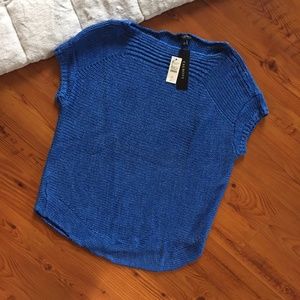 NWT Talbots Linen Short Sleeve Sweater Size SP