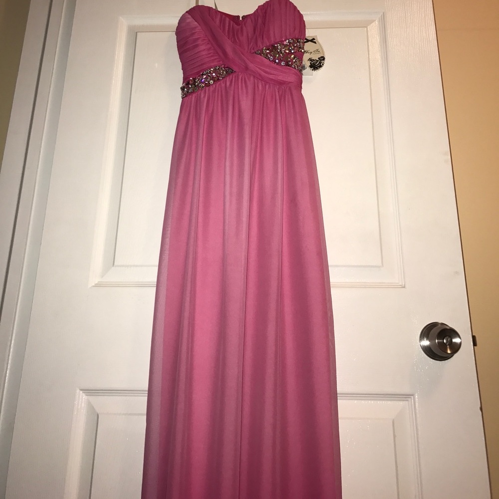😽Ombre😽 fuchsia Maxi Prom Dress🎀🎈