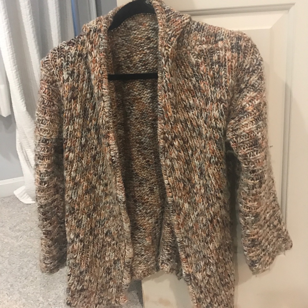 Heavy sweater cardigan