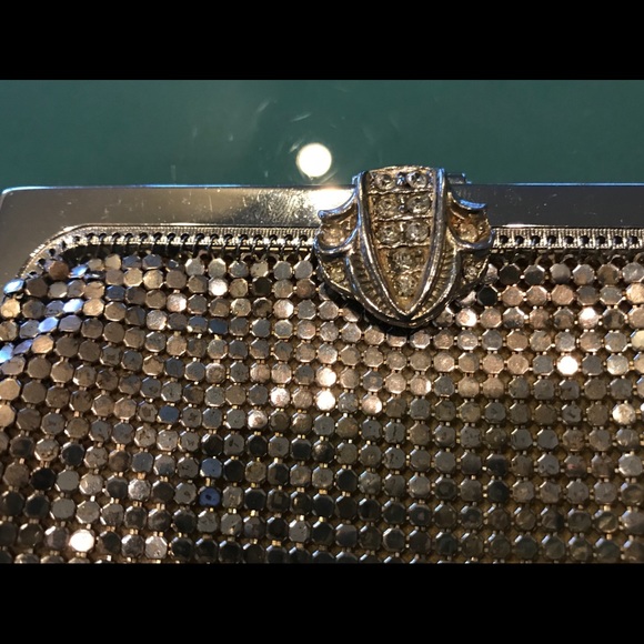 Vintage Whiting and Davis silver mesh evening bag - Picture 6 of 8