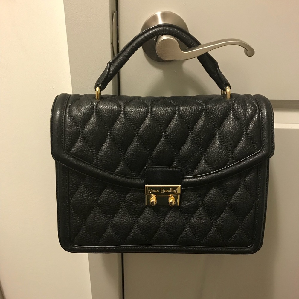 Vera Bradley quilted satchel