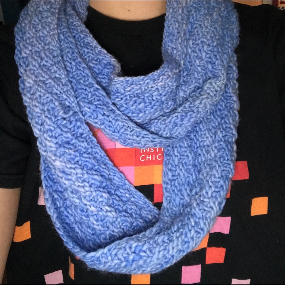 Blue scarf