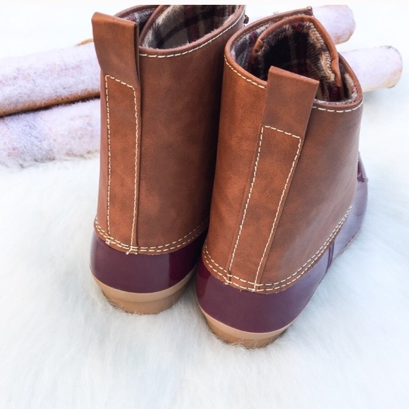 ❤️LAST SIZE❤️Wine Duck Boots - Picture 3 of 5