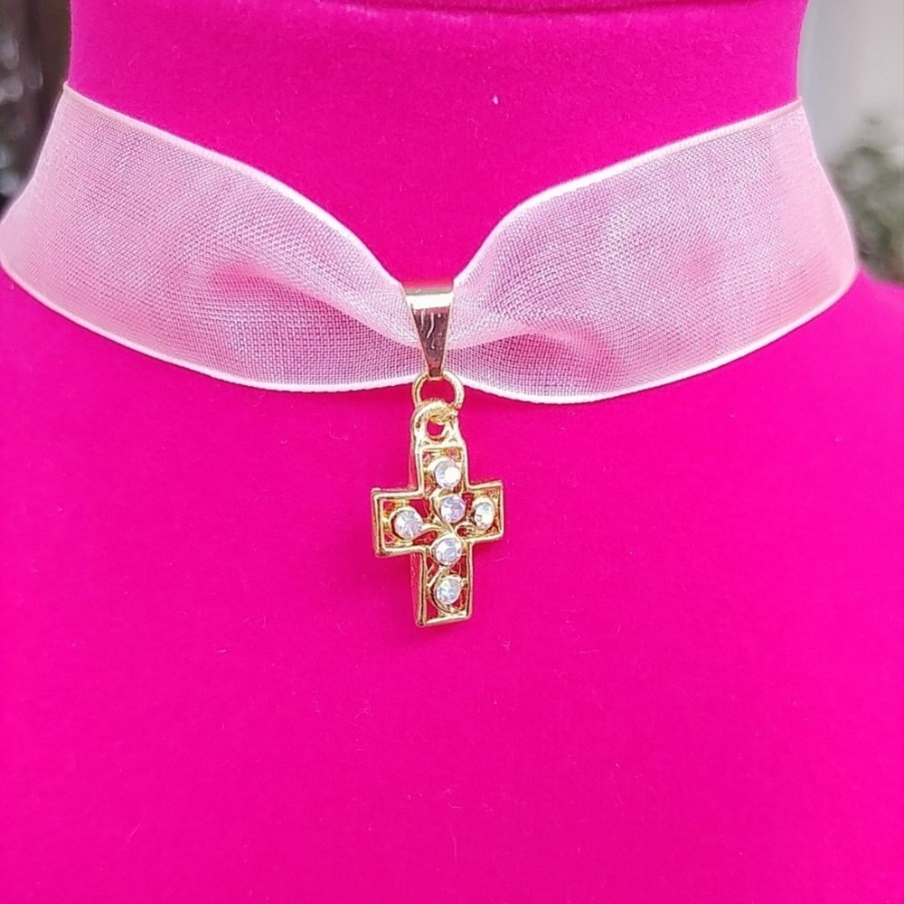 18k gold plated choker under 25