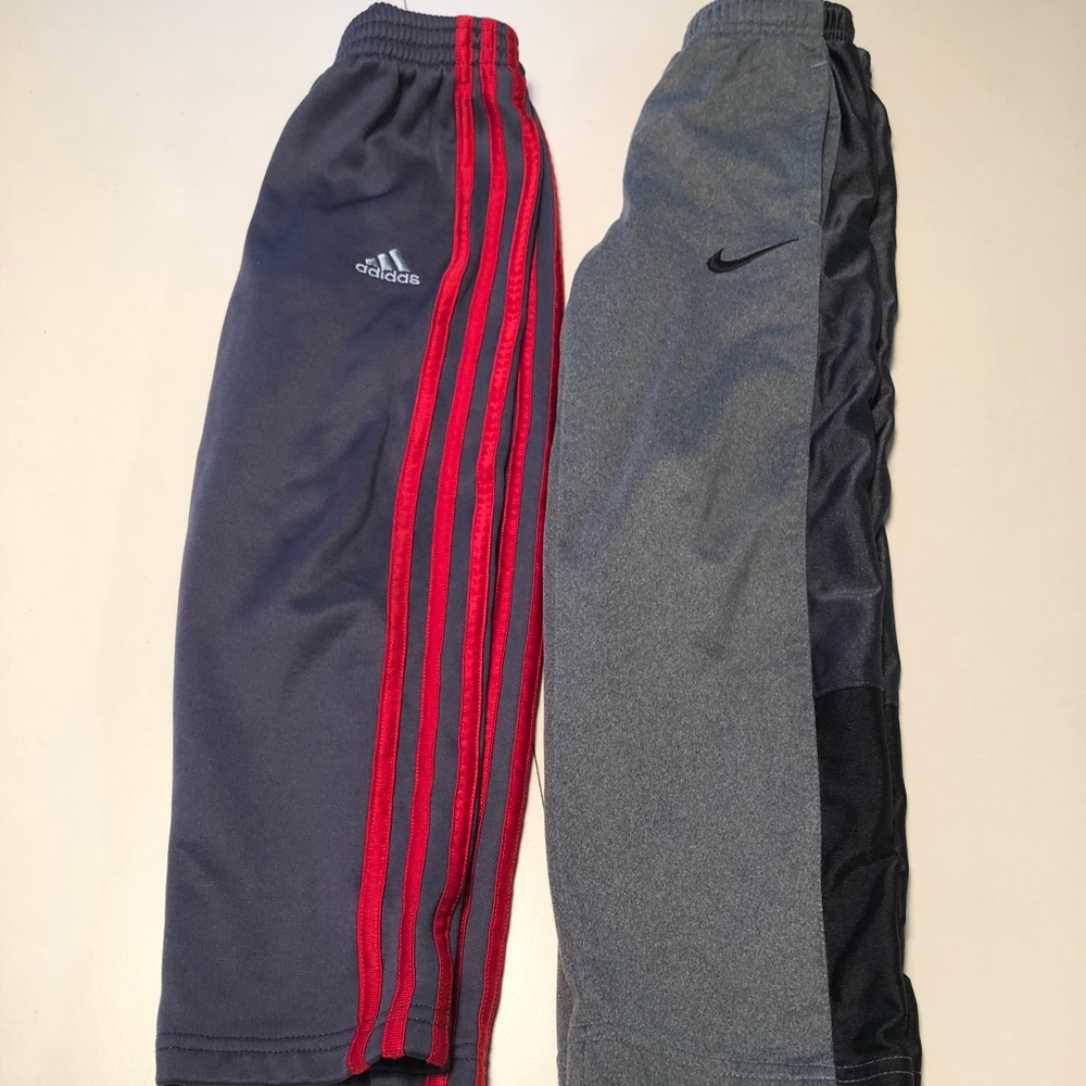 Boys Nike adidas pants size 5