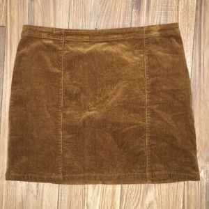 Corduroy skirt from Forever 21
