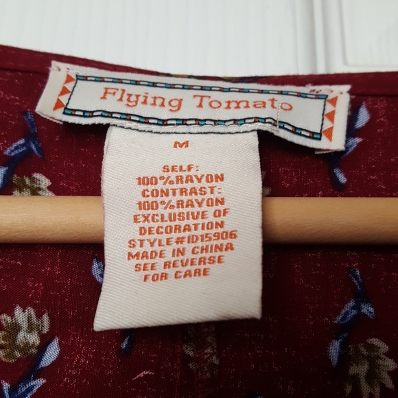 Boho red dress - Picture 3 of 4