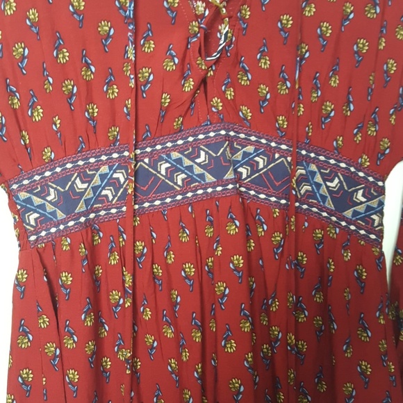 Boho red dress - Picture 4 of 4