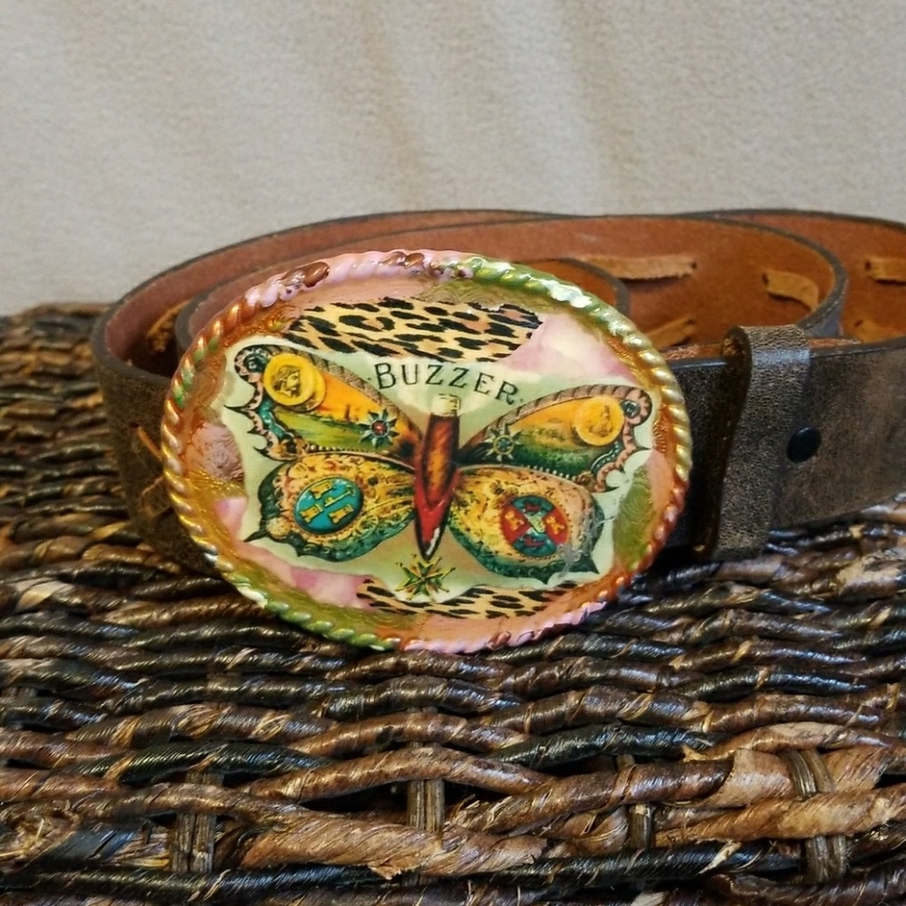 Shu Shu belt buckle ONE OF A KIND!