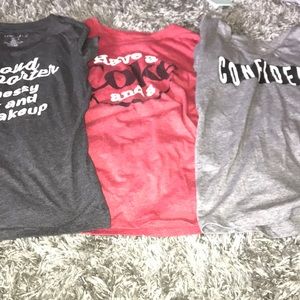 3 teshirts