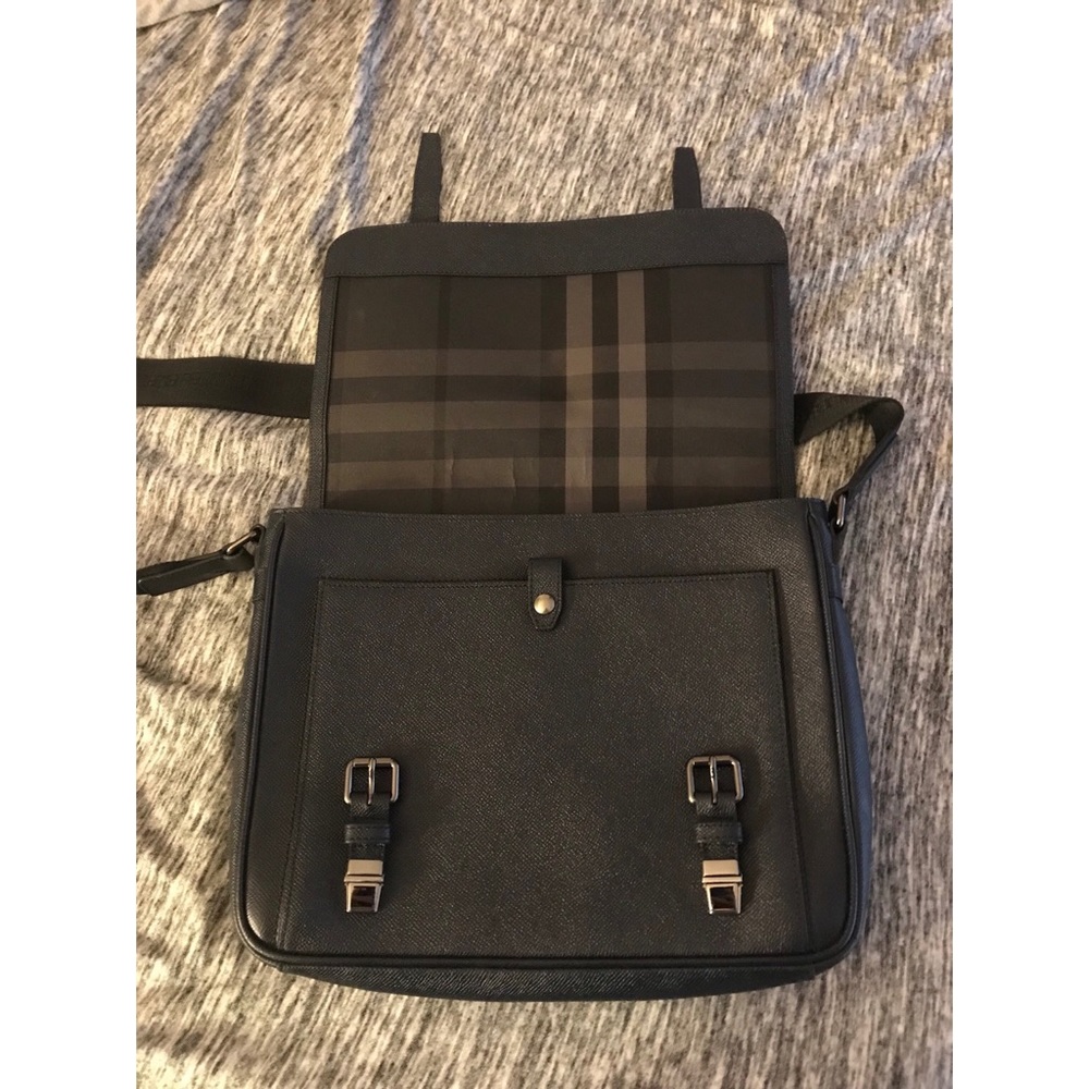 Black Burberry Laptop Bag